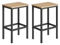 Taborety Barowe 2szt - sonoma - LBC065B11