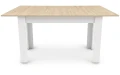 Stół rozkładany NP 120-160x80 Sonoma - nogi białe