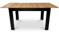 Stół NP 120-160x80 Craft nogi czarne