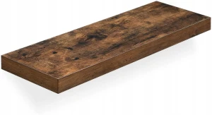 PÓŁKA WISZĄCA LOFT – RUSTYKALNY BRĄZ, METALOWA KONSTRUKCJA, 60 CM
