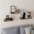PÓŁKA WISZĄCA LOFT – RUSTYKALNY BRĄZ, METALOWA KONSTRUKCJA, 60 CM